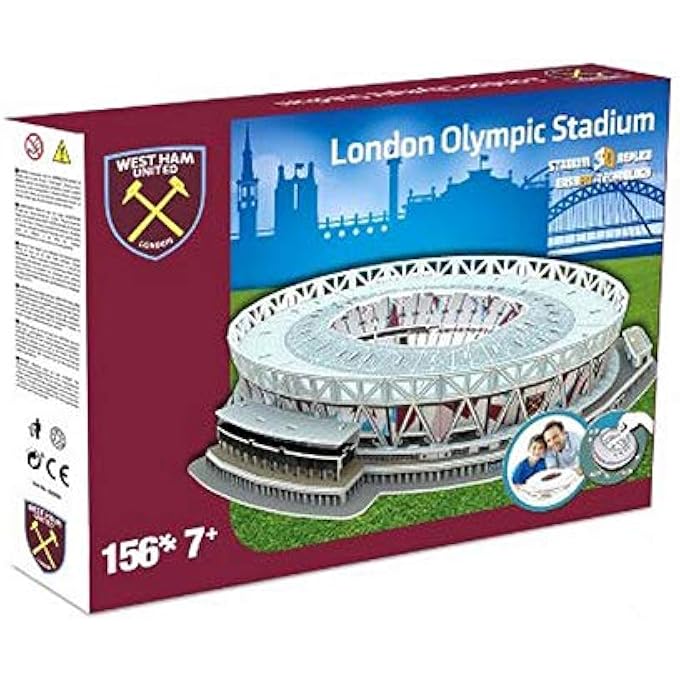 3D WEST HAM LONDON OLYMPIC STADIUM PUZZLE (156 PIECES) - Image 3